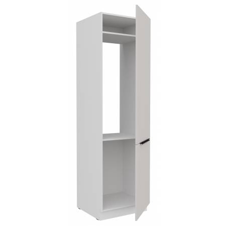 Zabudowa lodówki 60 cm kaszmir + biały CAROL 60 LO-210 2F